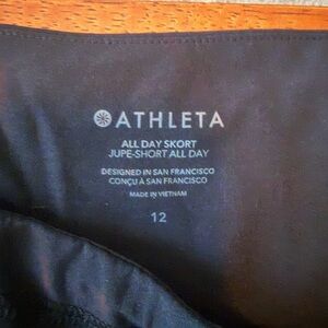 Athleta All Day Skort - Classic Black